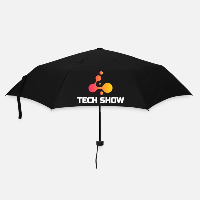 Technikshow Neon Blob Tee - Regenschirm (klein) - Schwarz