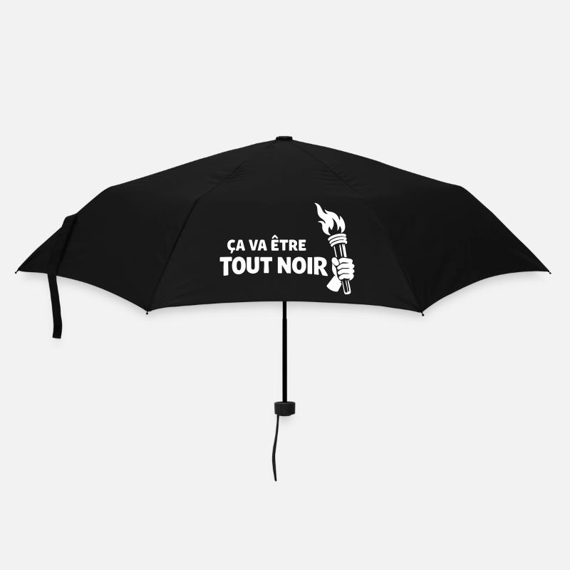 Es wird ganz schwarz sein - Regenschirm (klein) - Schwarz
