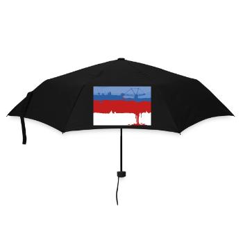 ŁUŽICA KRAWI - BRUNICA - Umbrella (small) - black - Front
