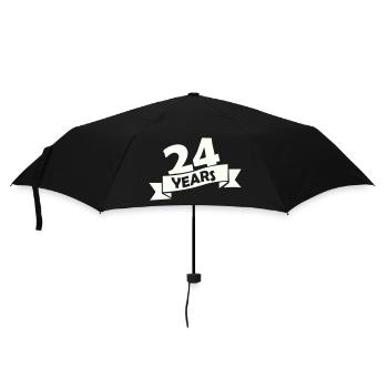 24_years - Umbrella (small) - black - Front