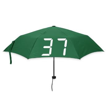 digitale_zahl_37- - Umbrella (small) - bottlegreen - Front