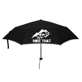 Hike That Peak Mountain Silhouette - Umbrella (small) - black - Front