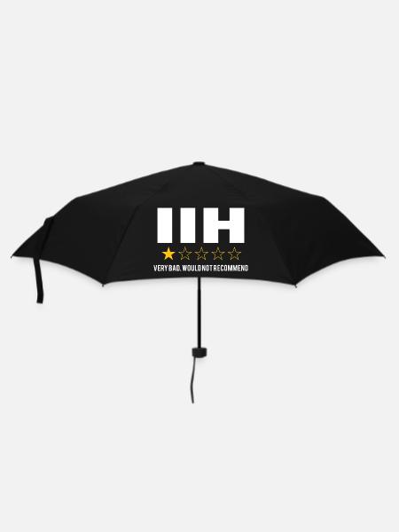 IIH Sehr Schlechter idiopathischer Hypertonie-Krieger - Regenschirm (klein) - Schwarz
