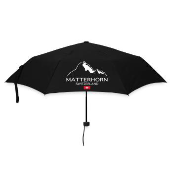 Suisse Monts du Cervin - Parapluie standard - noir - Devant