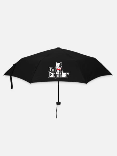 Cat Dad Crazy Cats Father Maine Coon Siam - Umbrella (small) - black