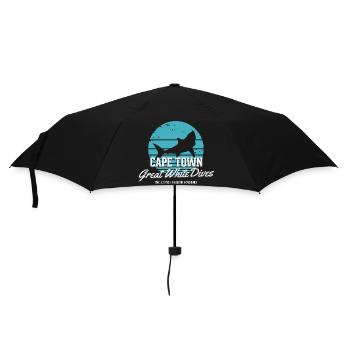 Cape Town Great White Shark Dives - Umbrella (small) - black - Front
