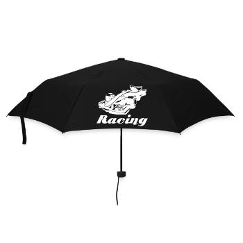 Racing - Regenschirm (klein) - Schwarz - Vorne