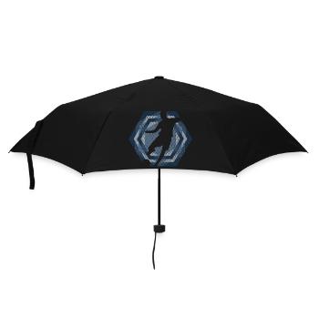 Footballer Football Design - Umbrella (small) - black - Front