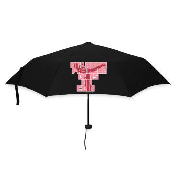 On laisse pas bébé dans un coin - Parapluie standard - noir - Devant