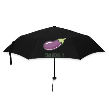 Aubergine Stay Healthy - Parapluie standard - noir - Devant
