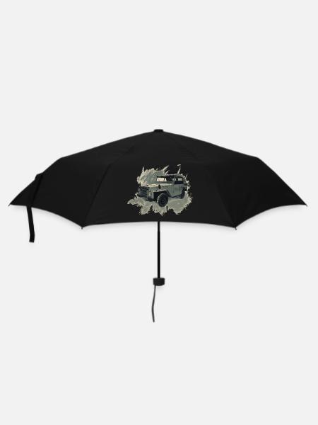 P-2-M - Regenschirm (klein) - Schwarz