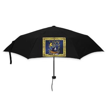 Starry Sky Fantasy Warrior Mystiquement Magique - Parapluie standard - noir - Devant