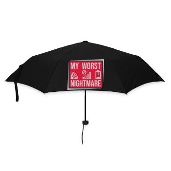 Protéger mon pire cauchemar - Parapluie standard - noir - Devant
