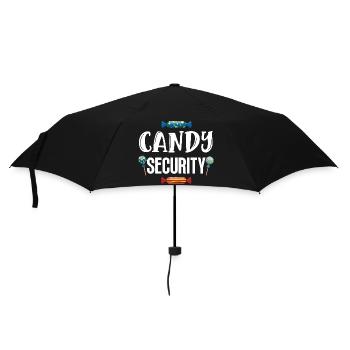 Candy security halloween costume women men parents - Parapluie standard - noir - Devant