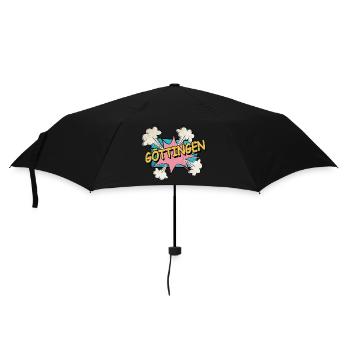 Göttingen Germany City Font Pop Art Comic - Umbrella (small) - black - Front
