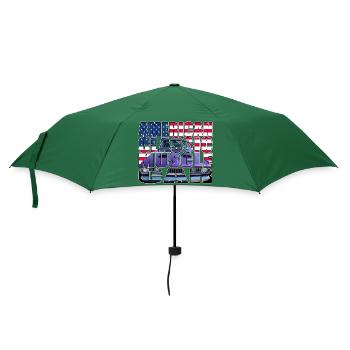 American Classic Muscle Car Script R6Z - Umbrella (small) - bottlegreen - Front