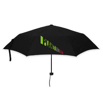 Planète sur le devis de profit - Parapluie standard - noir - Devant