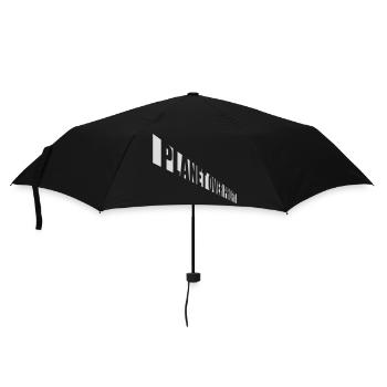 Planète sur le devis de profit - Parapluie standard - noir - Devant