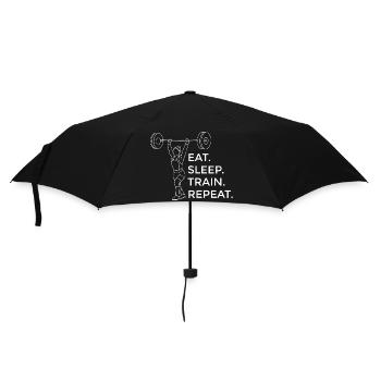 Musculation Fitness Muscle Bodybuilder Athlètes - Parapluie standard - noir - Devant