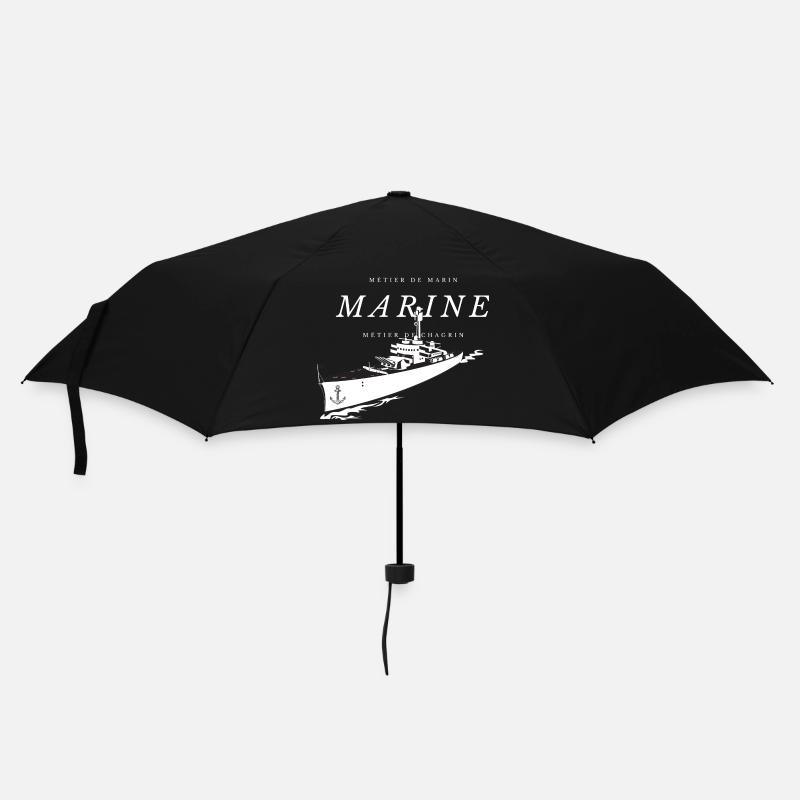 La marine - Parapluie standard - noir