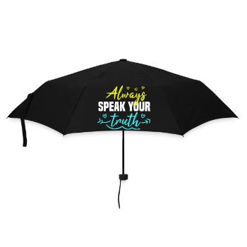 ALWAYS SPEAK YOUR TRUTH - Umbrella (small) - black - Front