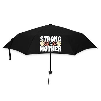 Forte comme une mère Super maman Super-héroïne Mère - Parapluie standard - noir - Devant
