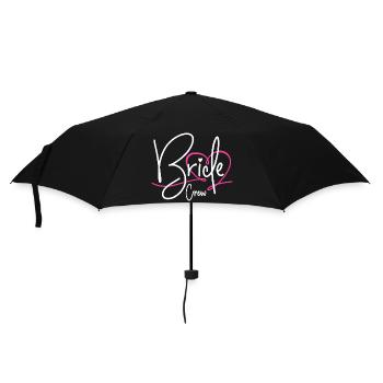 Bride Crew - Regenschirm (klein) - Schwarz - Vorne