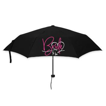 Bride to be - Regenschirm (klein) - Schwarz - Vorne