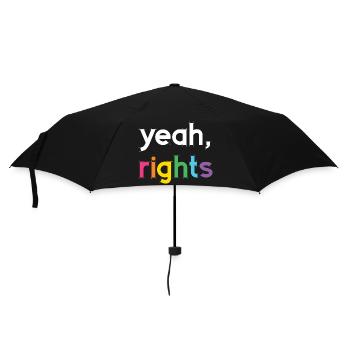 Pride Month LGBT - Yeah, Rights - Umbrella (small) - black - Front
