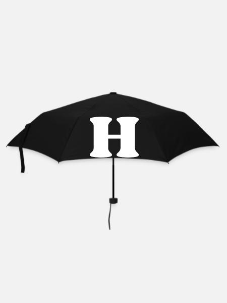 Lettre h - Parapluie standard - noir
