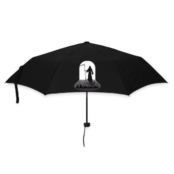 Sensenmann Grim Reaper - Regenschirm (klein) - Schwarz - Vorne