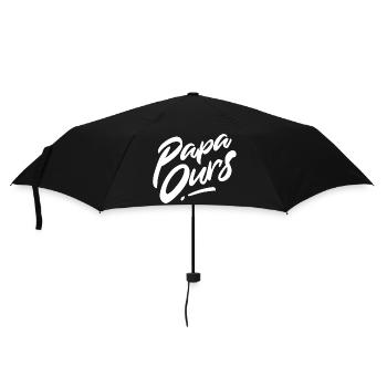 Papa ours - Parapluie standard - noir - Devant