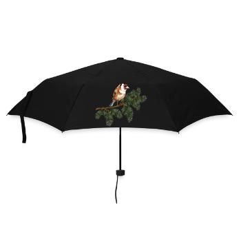 Oiseau coloré - Parapluie standard - noir - Devant