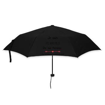 je suis fou amoureux de ma femme - Parapluie standard - noir - Devant