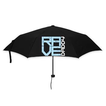 Rave Daddy EDM Techno Music Raver Party Festival - Umbrella (small) - black - Front