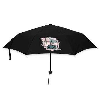 Heartbeat Gaming Controller Retro - Umbrella (small) - black - Front
