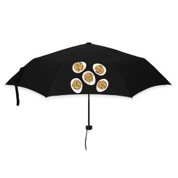 Gefüllte Eier Deviled Eggs - Regenschirm (klein) - Schwarz - Vorne