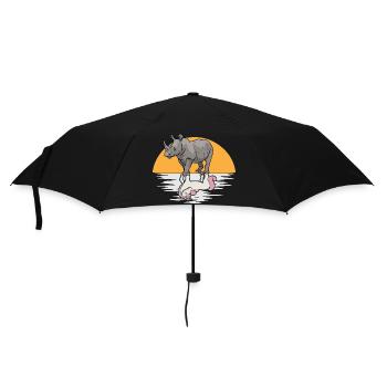 Rhino Rhino Unicorn - Umbrella (small) - black - Front