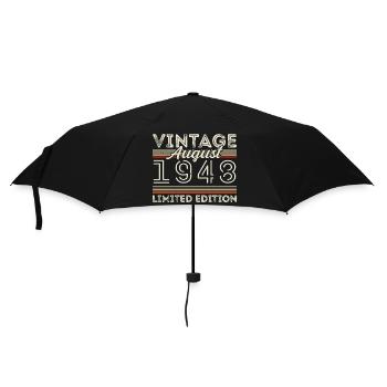 Août 1948 Légende depuis août 1948 Millésime 1948 - Parapluie standard - noir - Devant