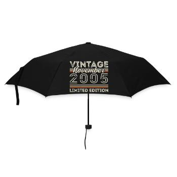 November 2005 Birthday Year November 2005 - Umbrella (small) - black - Front