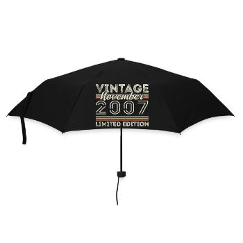 anniversaire de novembre 2007 né en novembre 2007 - Parapluie standard - noir - Devant