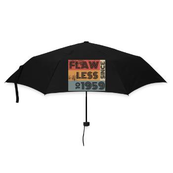 65ème Anniversaire Sans défaut depuis 10/1959 - Parapluie standard - noir - Devant