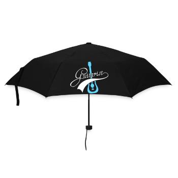 Guitarist Guitar Playing Guitarist Rock Music Fun - Umbrella (small) - black - Front