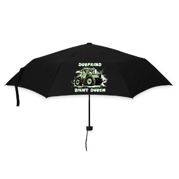 Un enfant du village s’en sort - Parapluie standard - noir - Devant