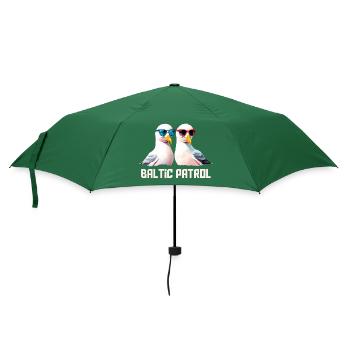 Baltic Patrol Seagulls - Umbrella (small) - bottlegreen - Front