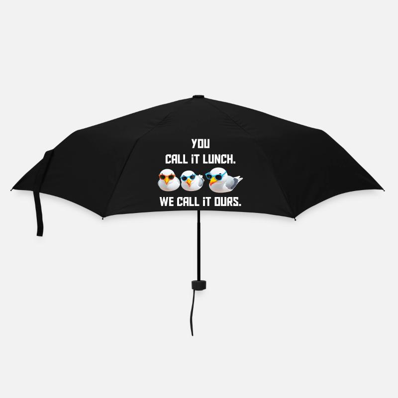 Du nennst es Mahlzeit - Wir nennen es Unser - Regenschirm (klein) - Schwarz