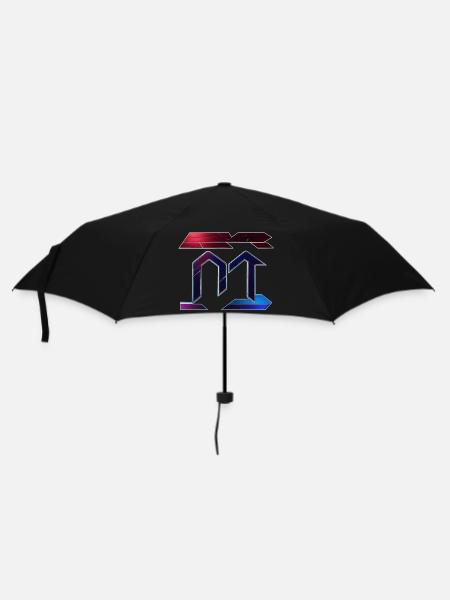 die Nachricht - Regenschirm (klein) - Schwarz