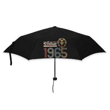 Vintage 1965 Limited Edition - Birthday DDR - Umbrella (small) - black - Front