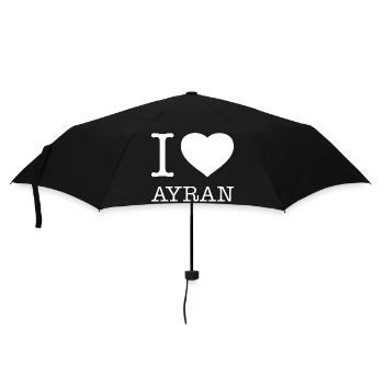 J’ADORE AYRAN - Parapluie standard - noir - Devant