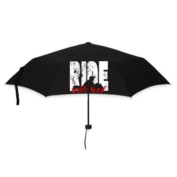 For Bikers - RideWithSoul - Umbrella (small) - black - Front